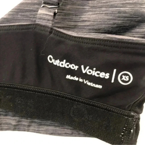 Outdoor Voices Women's Charcoal Flow Bralette Size XS‎ Free Form Sports Bra - Picture 6 of 6